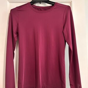 Maroon Activewear Long Sleeve